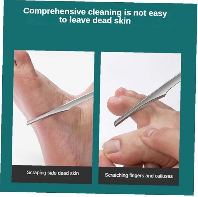 Pedicure Shaver Set Professional Pedicure Scraper Nail Knife Set Exfoliating Scraper for Dry Hard Cracked Skin Set of 2 - BeesActive Australia