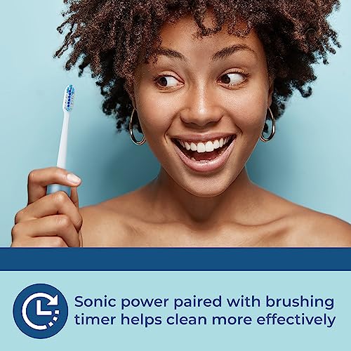 Reach Sonic USB Electric Toothbrush, Soft, Includes Toothbrush Handle, Brush Head, Toothbrush Cap, Travel Case and Toothbrush Stand (Pack of 2)