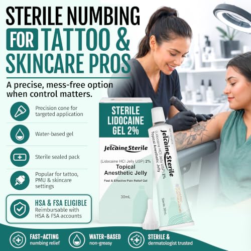 Lidocaine Gel 2% Numbing Gel 30ml for Pain, Burn Relief