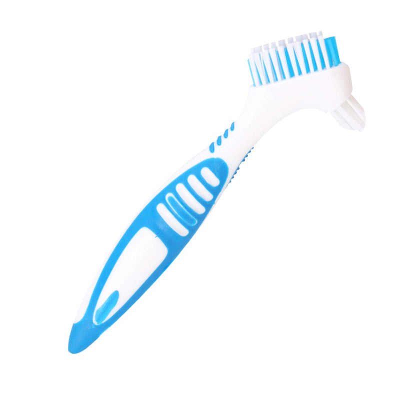 Healifty Denture Cleaning Brush Double Sided Denture Cleaner Brush Cleaning Toothbrush for Dentures False Teeth - BeesActive Australia
