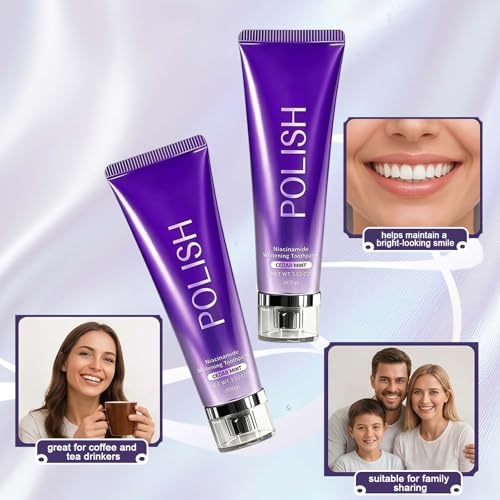 Whitening Toothpaste, Fresh Mint, Surface Stain Removal, 2 Pack, 3.53 Oz