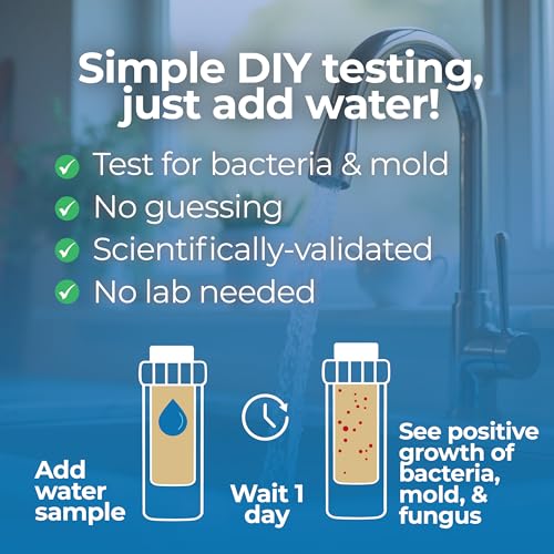 Bacteria in Water Test Kit by Detekt (USA) DIY for Drinking/Tap/Well Water 2