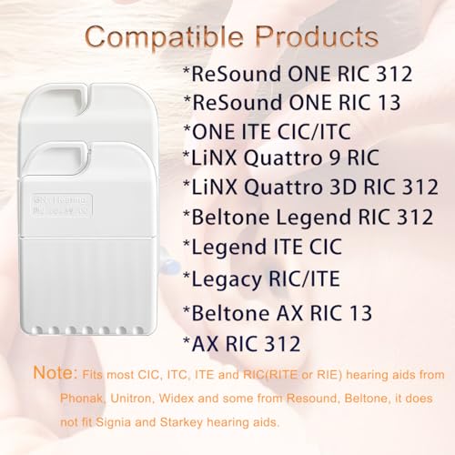 for GN Hearing Wax Guard PN 20439700 Filters, 1.3mm,5Pack (40 Filters) Package Quantity：40