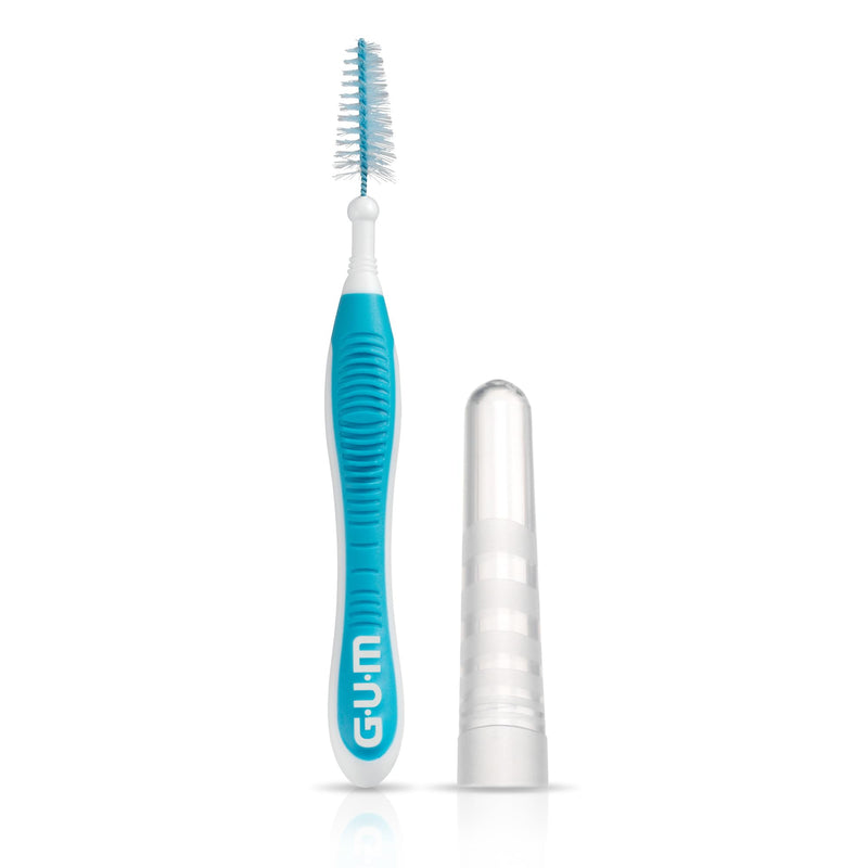 GUM Proxabrush Go-Betweens - Wide - Interdental Brushes - Soft Bristled Dental Picks for Plaque Removal Health - Safe for Braces & Dental Devices, 10 Count (Pack of 6) Blue 10 Count (Pack of 6)