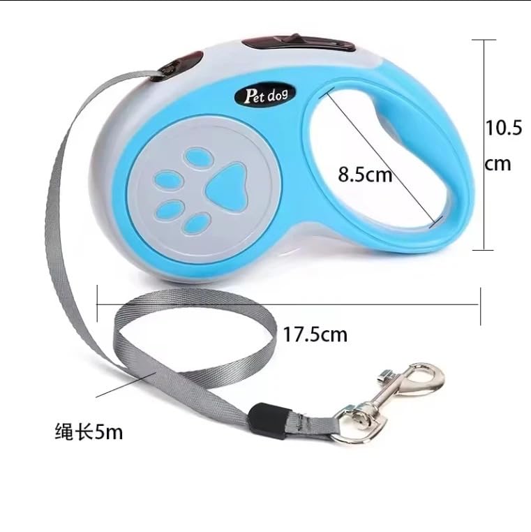 Extendable Dog Lead for Dogs and Cats 5m Black - BeesActive Australia