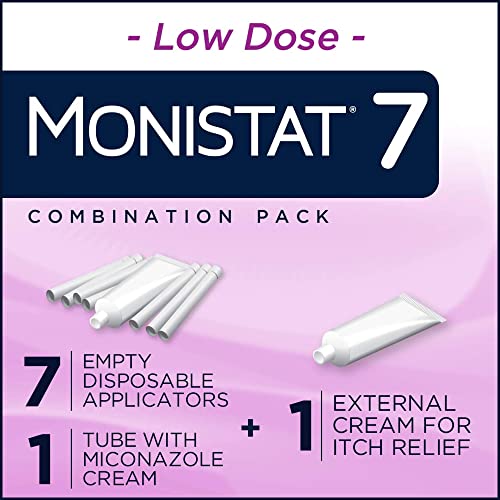 Monistat 7-Day Yeast Infection Treatment for Women, Miconazole Cream