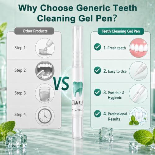 2pcs Teeth Repair Gel, Gum Daily Care Teeth Stain Removal Essence Pen