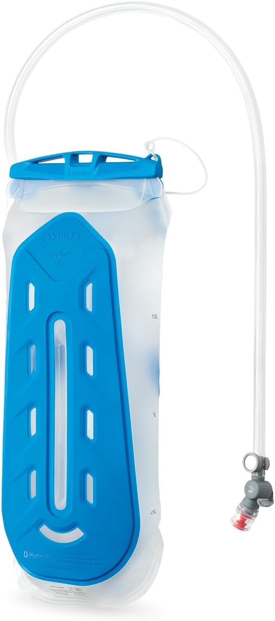 Osprey Hydraulics Backpack Water Reservoir with Bite Valve - BPA-Free, Leakproof Hydration Bladder with QuickConnect and Slide-Seal - Compatible with Most Hiking and Biking Packs, Clear 2L - BeesActive Australia