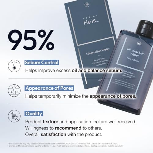 Aftershave for Men, Hydrating Toner, Soothing, Oil Control
