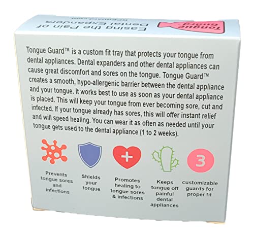RPE Tongue Guard: Prevents and Helps Heal Tongue Sores Caused by Dental Expanders
