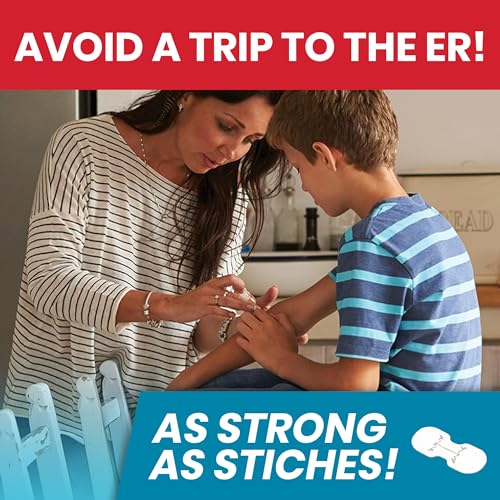 Emergency Wound Closure Kit - 6 Sterile Laceration Strips 6 Closures
