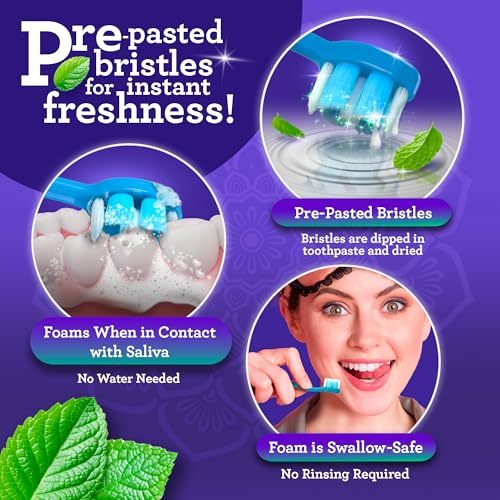 GuruNanda On-the-Go Oral Bundle – 70ct Disposable Toothbrushes, 7 Oil Pulling Sachets & 7-Day Whitening Strips for a Happy Smile Anywhere