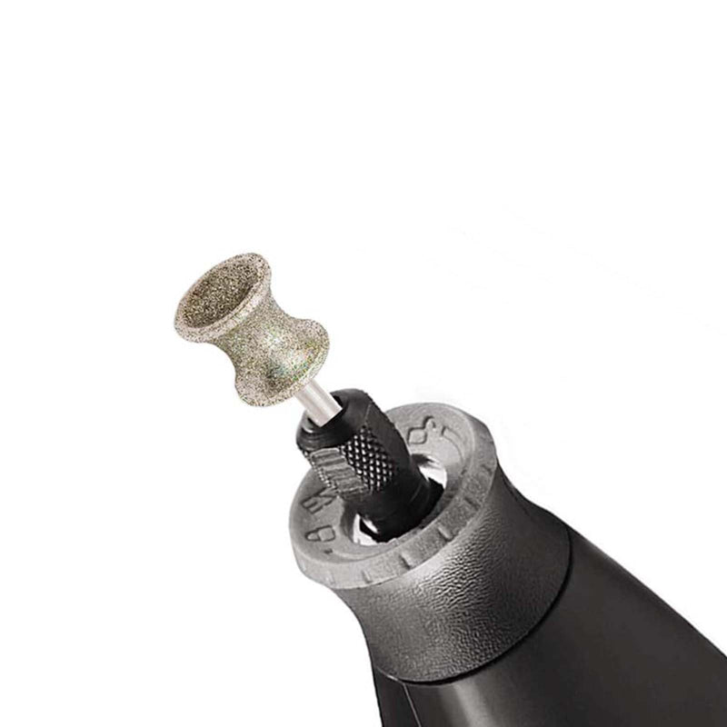 2 piece Diamond Nail Grinder Bit Compatible with Rotary Tools - Professional Pet Grooming Accessory Compatible with Dogs, Painless Claw Care Trimmer - BeesActive Australia