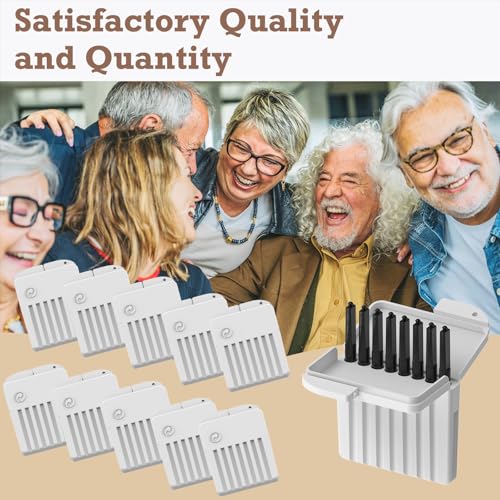 (80 Pcs) Phonak Cerumen Stop Wax Guards Filters for Hearing Aids Resound 10 packs Cerumen Stop Milky