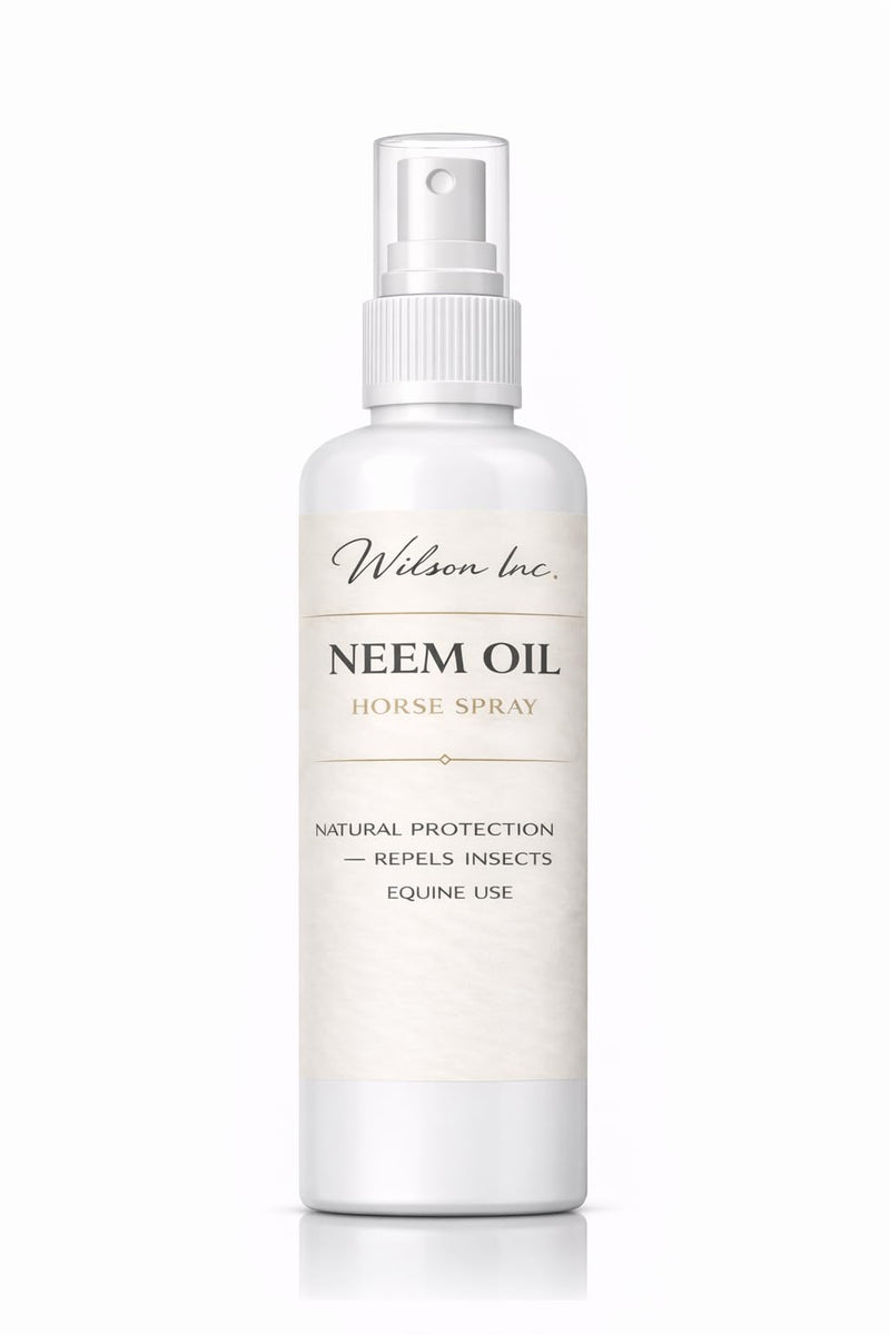 Equine Neem Oil Spray – Premium Ready to Use Neem Oil Mist for Horses – Elegant Daily Care for Horses, Stables & Insect-Prone Areas (250ml) 250ml