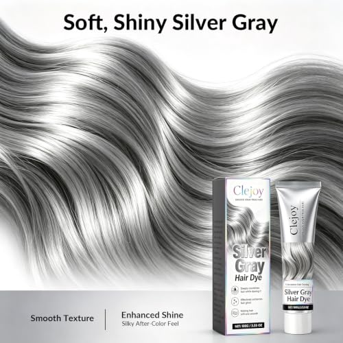 Silver Hair Dye – 2-in-1 Color & Conditioner for Light Hair Grey 2 pack