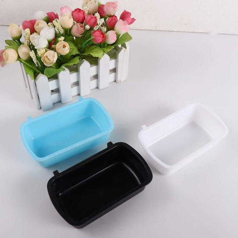 Small Animal Feeder Bowl, Hanging Cups for Birds, Hamsters, Mice, Rats, Bath Food Water Bowls, Blue - BeesActive Australia