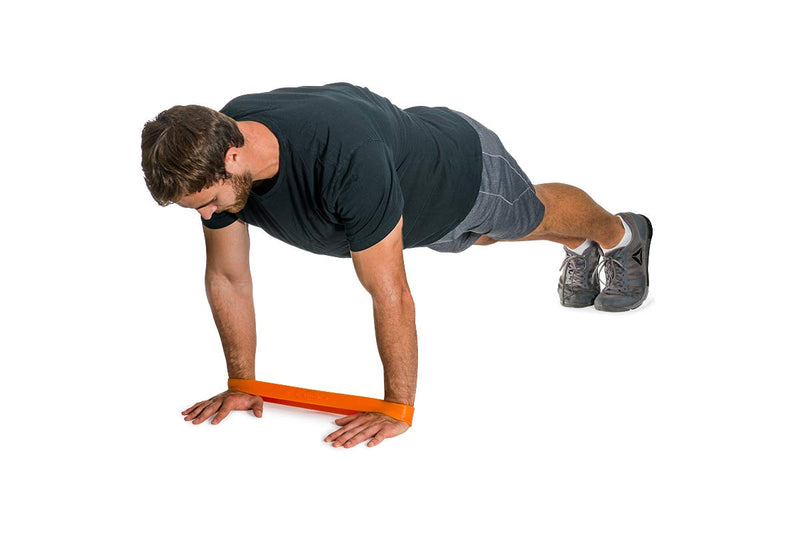 Pure Band - Latex-Free Professional Resistance Bands for Working Out, Stretching, Rehab, & Physical Therapy - Premium, Stretch Bands for Exercise & Recovery - Super Strong Exercise Bands ORANGE - LIGHT RESISTANCE - BeesActive Australia