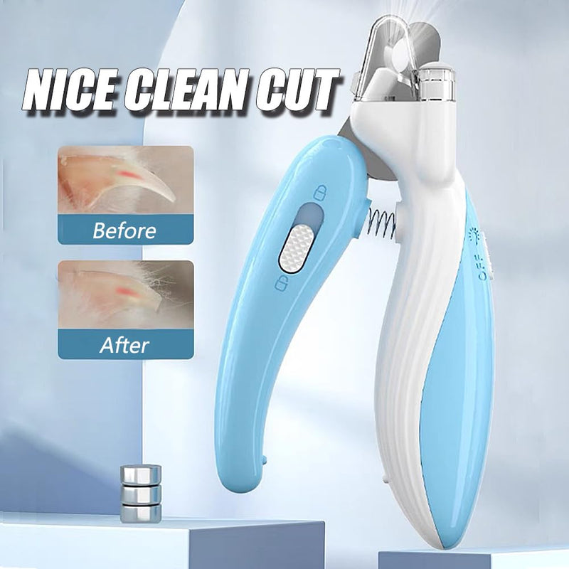 Claw scissors for cats with LED, claw trimmer for dogs, puppies, claw care cutters for pets, nail clippers with splash-proof safety protection - BeesActive Australia