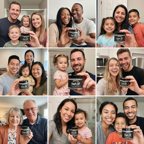 Smart Ash - Natural Charcoal Teeth Whitening Powder, Brightens Smile, Removes Surface Stains, Fluoride Free Toothpaste Alternative