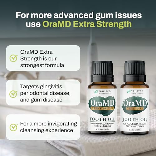 OraMD 4-in-1 Original Tooth Oil - Gum Disease Gingivitis Treatment (1 Pack) 1 Pack