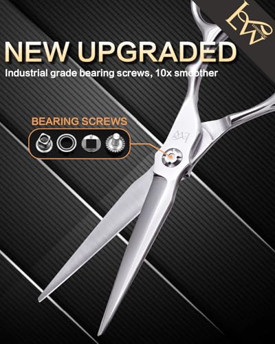 Professional Hair Scissors 6" Sharp Blades, Hair Cutting Shears Hair Cutting Scissors 6 inch