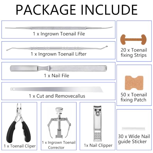 Professional Ingrown Toenail Correction Kit, Pedicure Care Tools