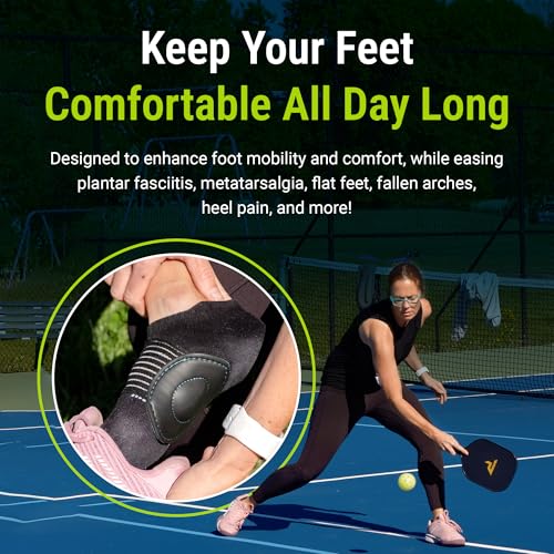 Strutz Sole Angel - The Original Patented Arch Support and Compression Technology - Plantar Fasciitis Support - Ease Discomfort and Improve Mobility - Metatarsal Foot Pads for Women and Men - 1 Pair
