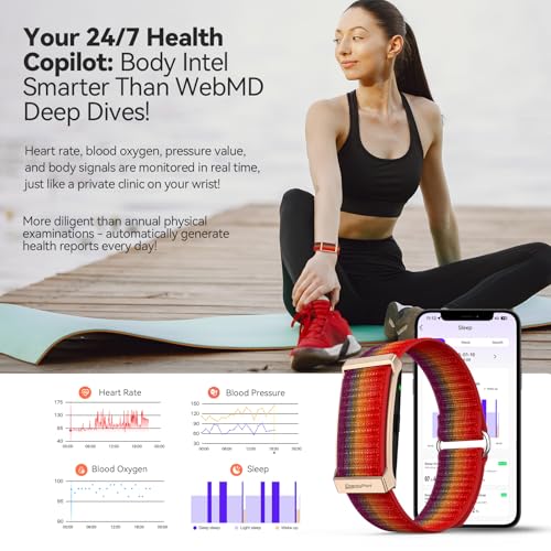 EnergyPort Fitness Tracker & Smart Watch with 60-Day Battery & 2 Bands