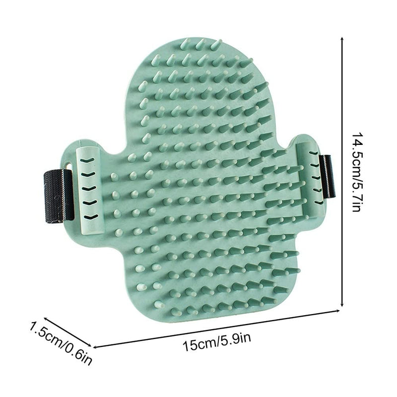 MiOYOOW Cat Self Groomer Soft Elastic Corner Massage Combs Brush for Cat Grooming Bathroom Cleaning Relaxing - BeesActive Australia