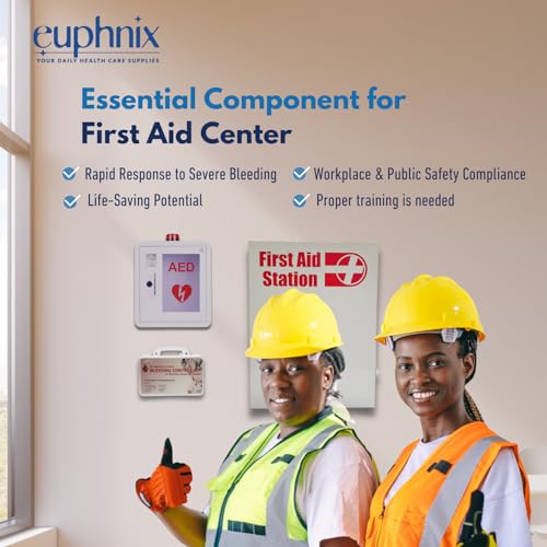 Mountable Bleeding Control Kit, OSHA-Compliant, 12 Pcs