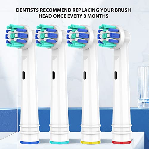 NEDIFON Replacement Toothbrush Heads Compatible with Oral-B Electric Toothbrush, 16 Pack Individually Sealed Electric Toothbrush Refills for Pro 1000/3000/5000/7000/8000/9600 1 Count (Pack of 16)