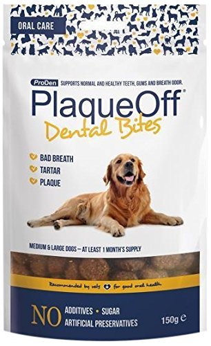Proden Plaqueoff Dental Bites Dog, 150 G - PawsPlanet Australia