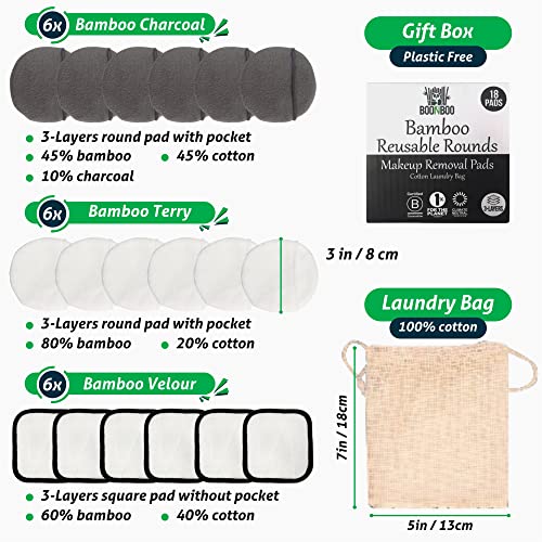 BOONBOO Dental Floss Glass Bottle + 6 Pack Refill + Facial Pads + 4 Pack Toothbrushes