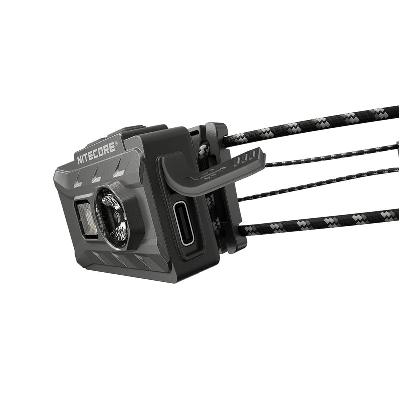 Nitecore NU20 Classic Ultralight Headlamp, 360 Lumen USB-C Rechargeable Lightweight for Backpacking, Camping, Running with Auxilary White and Red Light