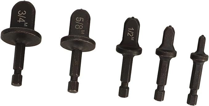 Cooper Tube Flare Expander, 5 Metal Efficient Copper Pipe Expander Swaging Tool for Air Conditioning Repair - BeesActive Australia