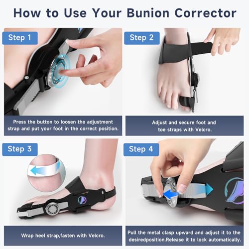 Bunion Corrector for Women & Men, Adjustable Bunion Splint, 1Pcs