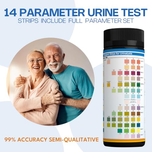 URS Test Strips – Easy Urine Test Strips for at-Home Health Insight, Reliable and Simple to Use Comprehensive Test - for Men & Women at Home Use