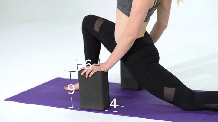 Gaiam Yoga Block - Supportive Latex-Free Eva Foam - Soft Non-Slip Surface with Beveled Edges for Yoga, Pilates, Meditation Grey 2 Blocks
