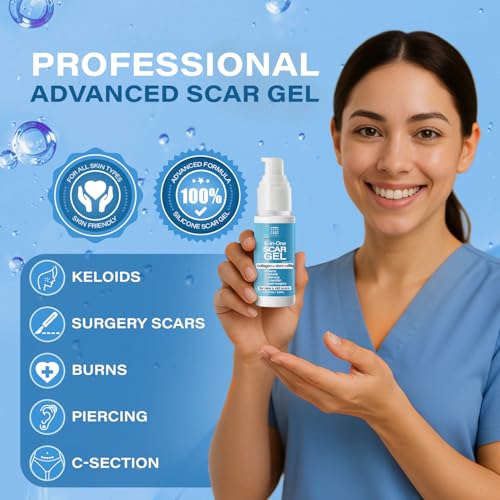 Bruizex 5-in-1 Scar Cream for Surgical Scars, Advance Silicone Gel, 50g