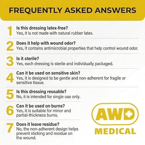 AWD Medical Xeroform Petrolatum Dressing, Non-Adherent, 5x9 in, 25 Count 5"x9" (25 Pack)