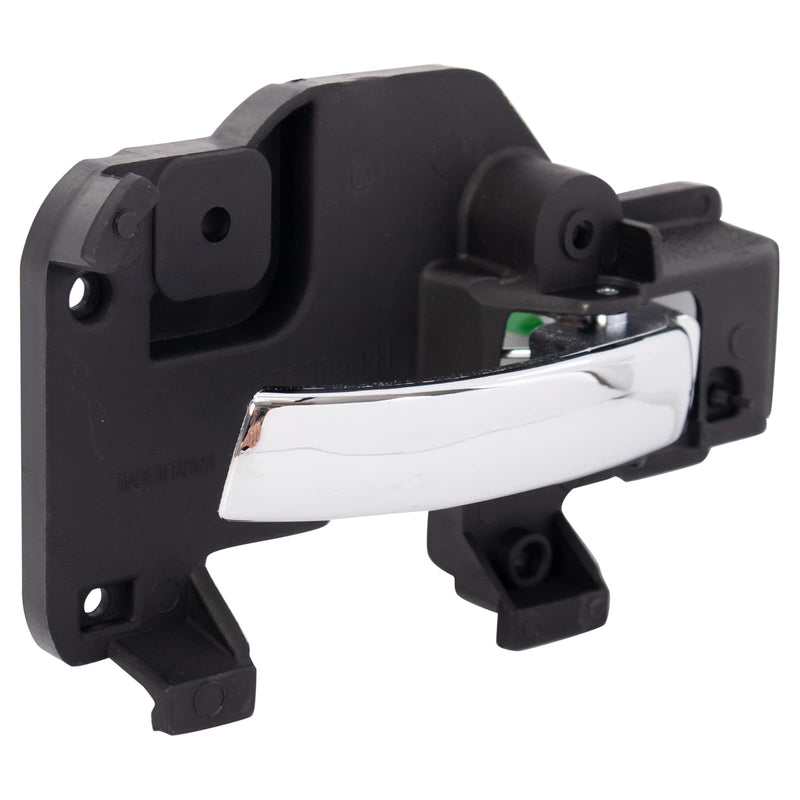 TRQ Front Left Interior Door Handle Chrome Drivers Side Compatible with 2009-2017 Jeep Compass Patriot DHA31803