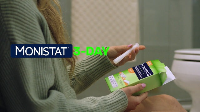 Monistat 3-Day Yeast Infection Treatment, Miconazole Vaginal Suppositories Suppositories + Itch Cream