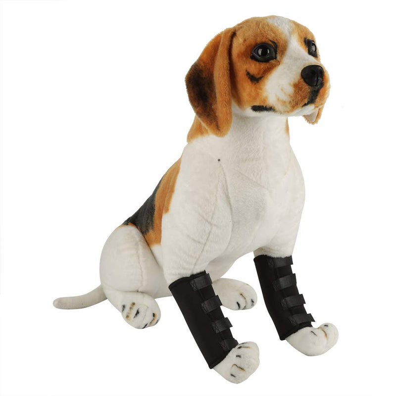 1 Pair of Dog Front Legs Brace Wounds Joint Pet Surgical Injury Bandage Wrap (L)