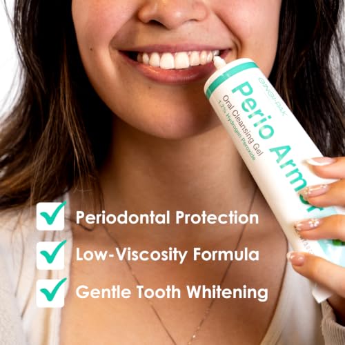 Perio Armor New & Improved Formula - Thick Gel for Dental Trays, Gum Care & Oral Cleansing (Mint), 3 oz, Mint