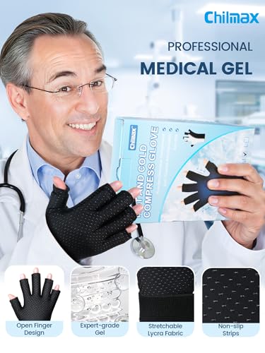 Hand ice Pack Glove for Arthritis Relief - Cold for Wrist Fingers Medium