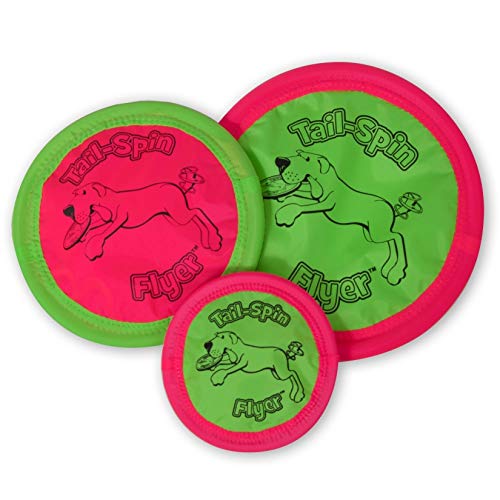 Chuckit! Petmate Booda Tail-Spin Flyer Floating Dog Frisbee, Multi, 10-Inch - BeesActive Australia