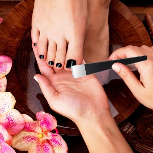 AKOAK 1 Pack Stainless Steel Fan Blade Knife to Remove Dead Skin Black Callus Scraper Multi-Functional Home Pedestal Tool