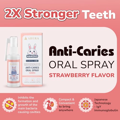 Abera Anti-Caries Kids Oral Spray, Fluoride Free Toddler Toothpaste Helper for Cavity Repair and Fresh Breath, 360 Degree Rotating Spout Easy to Use for Newborn to Preschooler, 1.35 fl Oz, Pack of 2 B. Recommended Combo