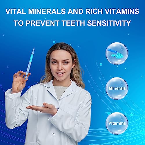 MySmile Teeth Whitening Kit with LED Light Remineralization Gel Non-Sensitive Teeth Whitener Teeth Whitening Gel to Remove Stains Desensitizing Gel to Reduce Teeth Sensitivity Strengthen Tooth Enamel